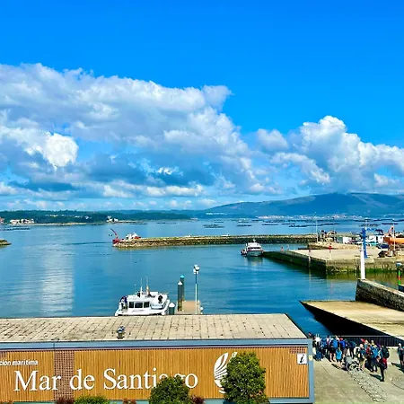 アパート Exclusivo Atico Boutique Con Vistas Al Mar ビラノーバ・デ・アロウサ